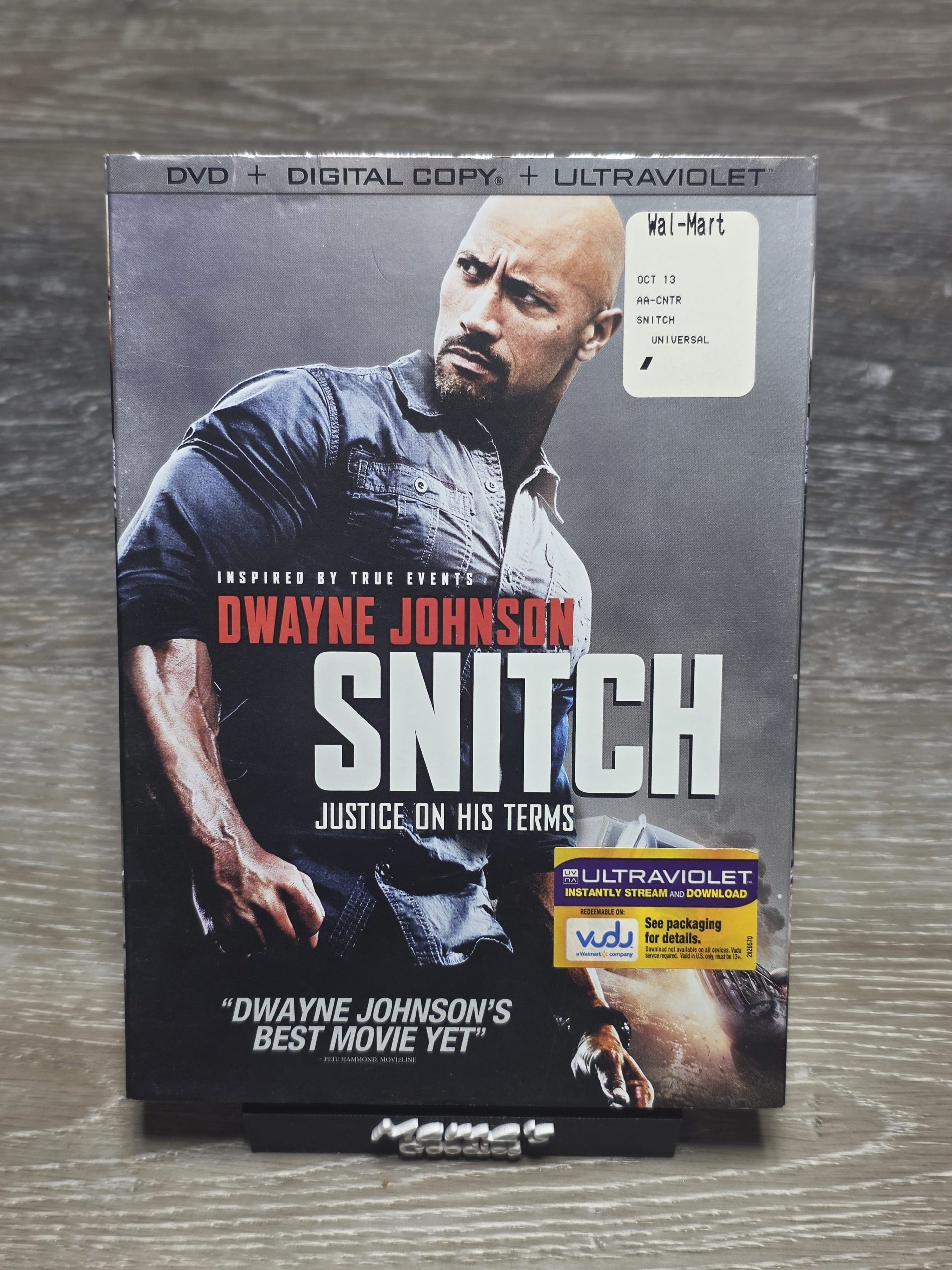 Snitch DVD 2013 Dwayne Johnson PG-13 Action Thriller