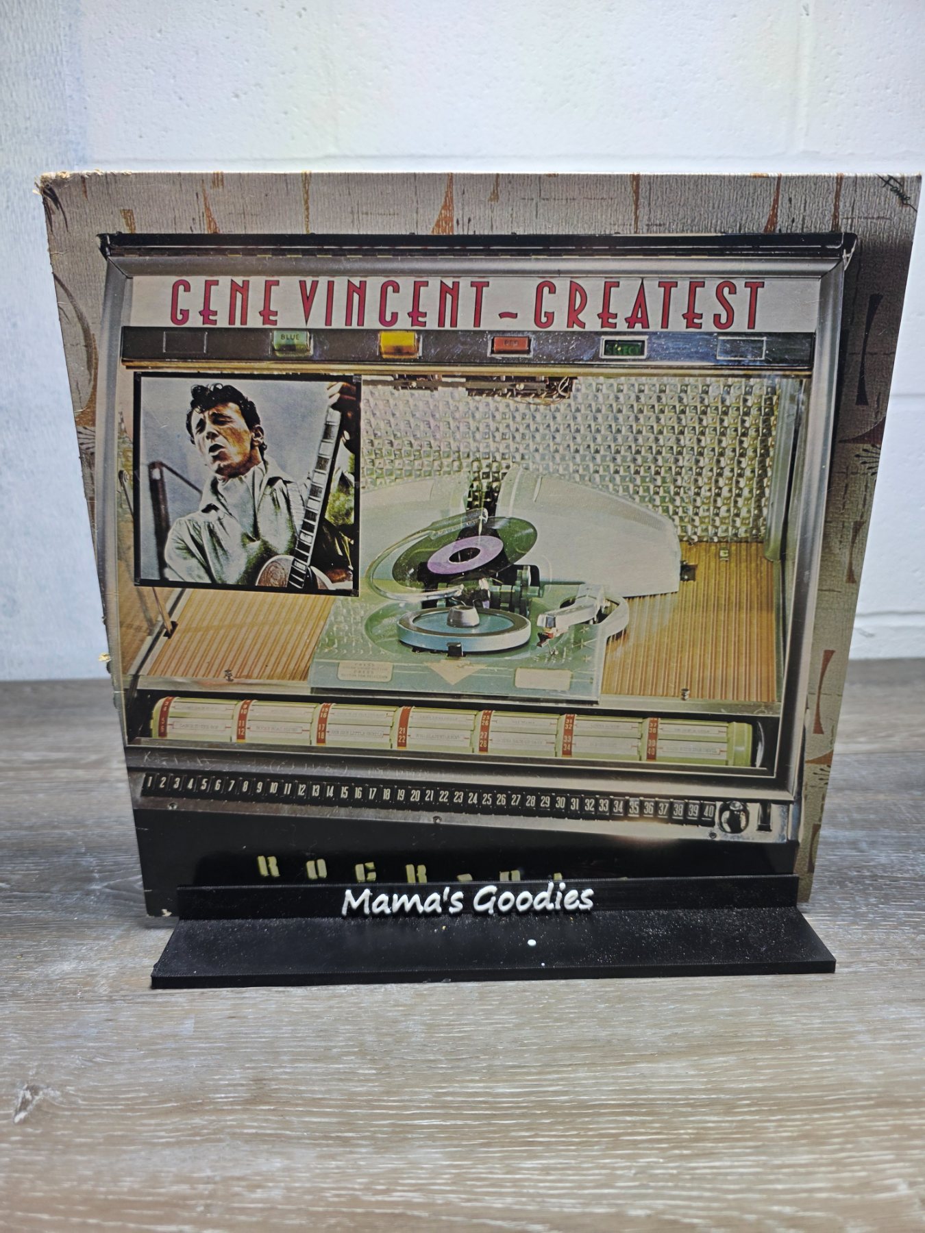 Gene Vincent Greatest LP Fame CAPS 1001 Mono Rock & Roll Vinyl