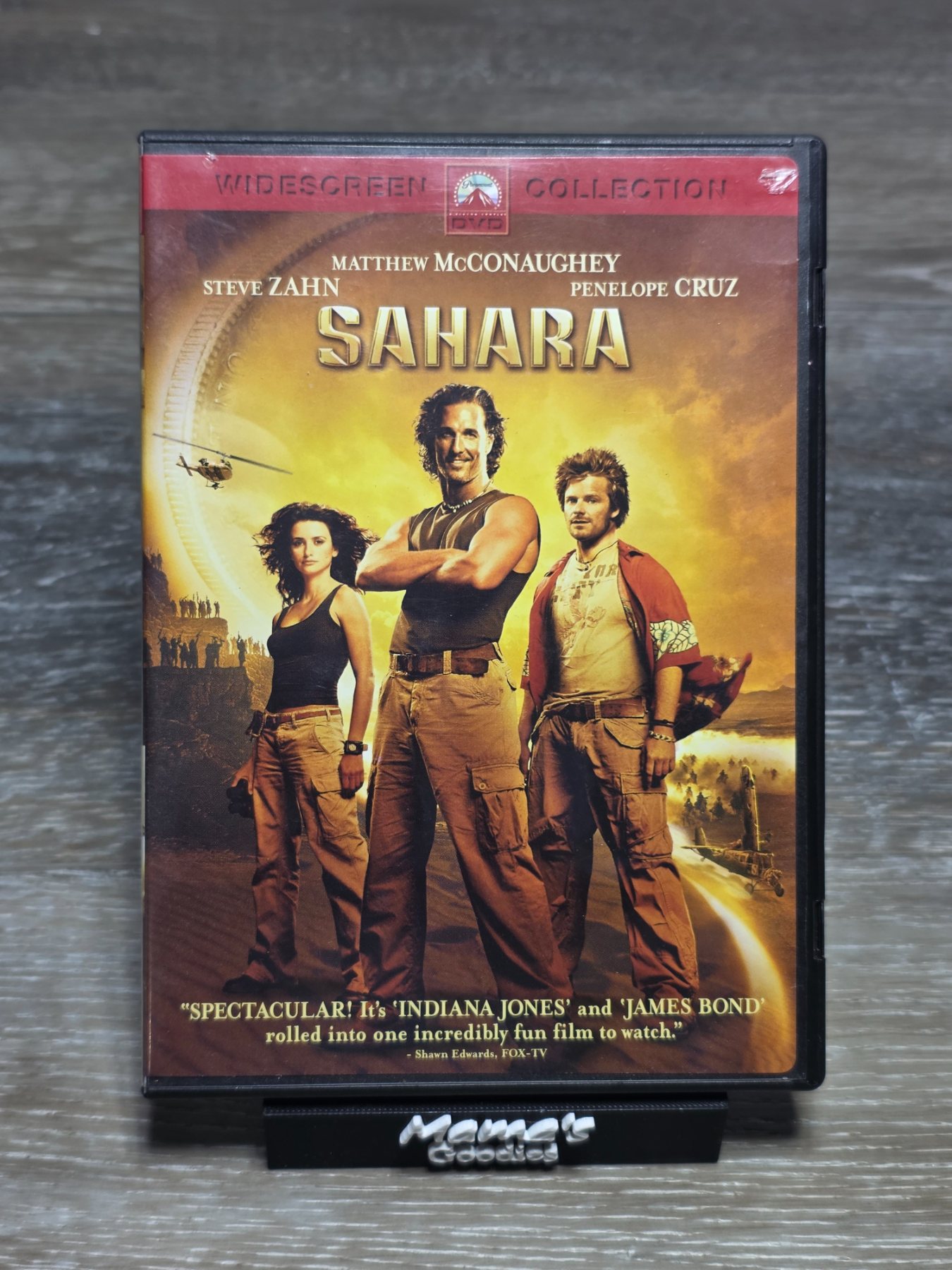 Sahara DVD Widescreen 2005 Matthew McConaughey Penelope Cruz