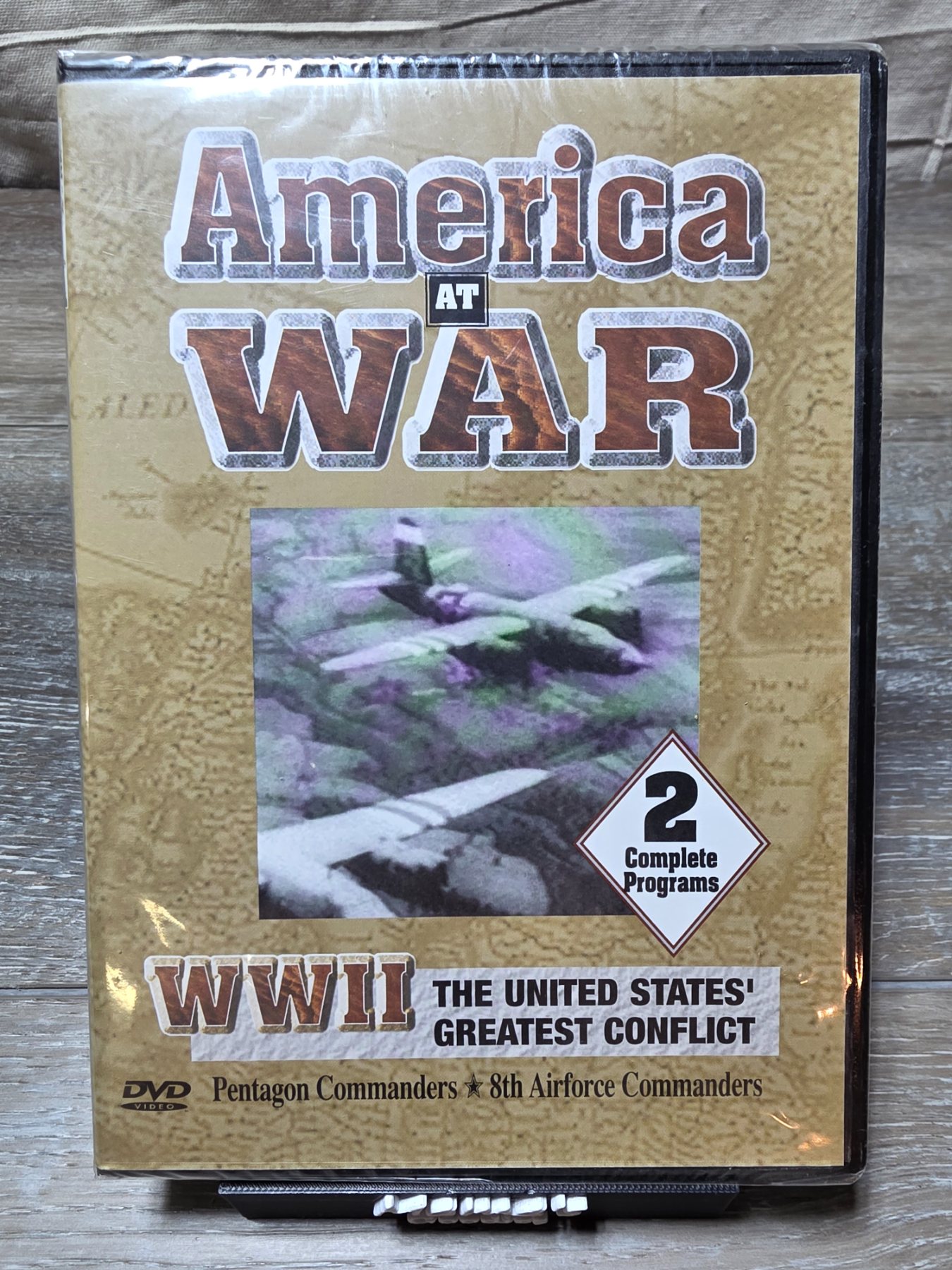America at War WWII Pentagon & 8th Airforce Commanders DVD 2 Programs