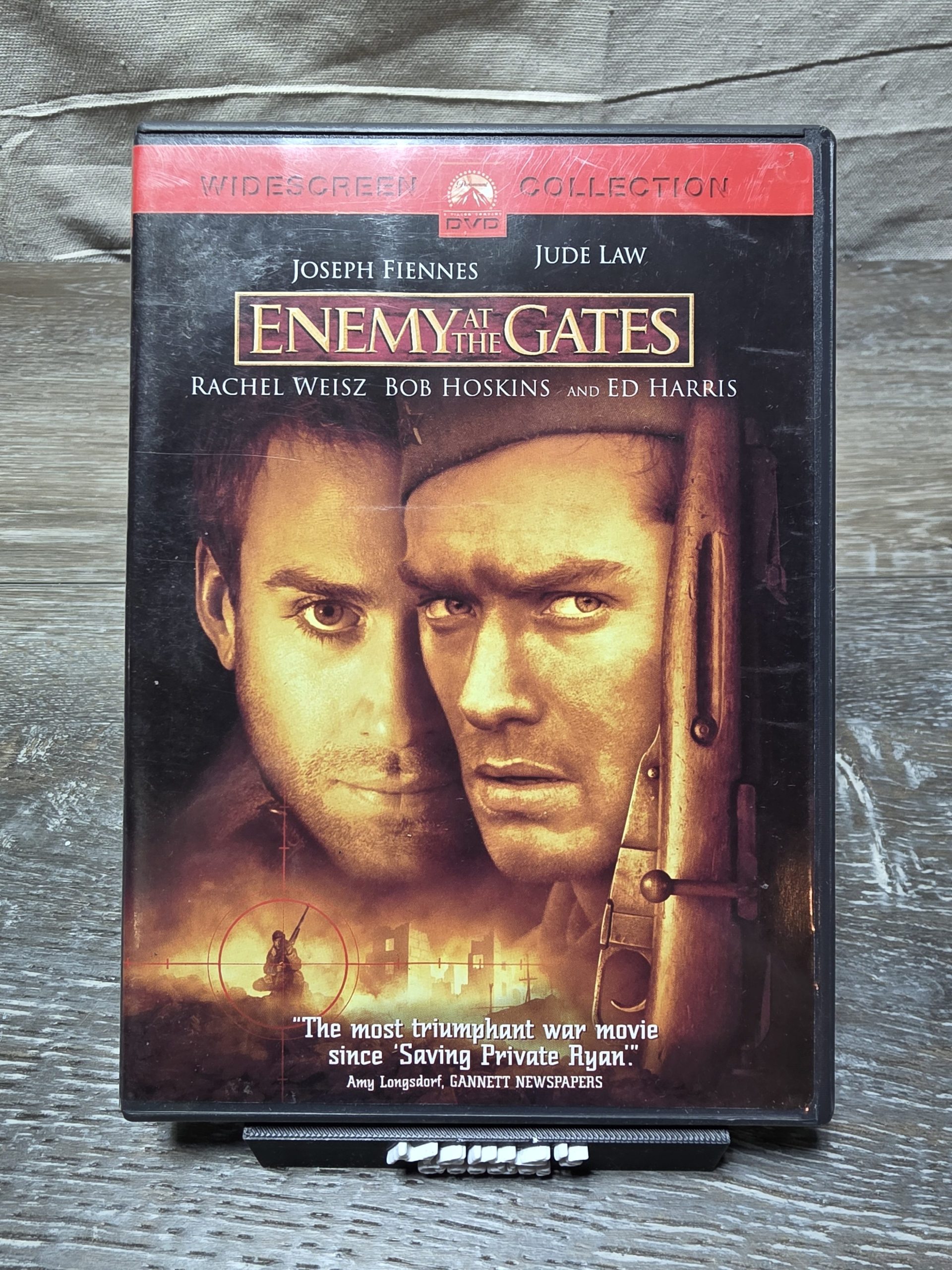 Enemy at the Gates DVD 2001 Widescreen Region 1 Jude Law Ed Harris