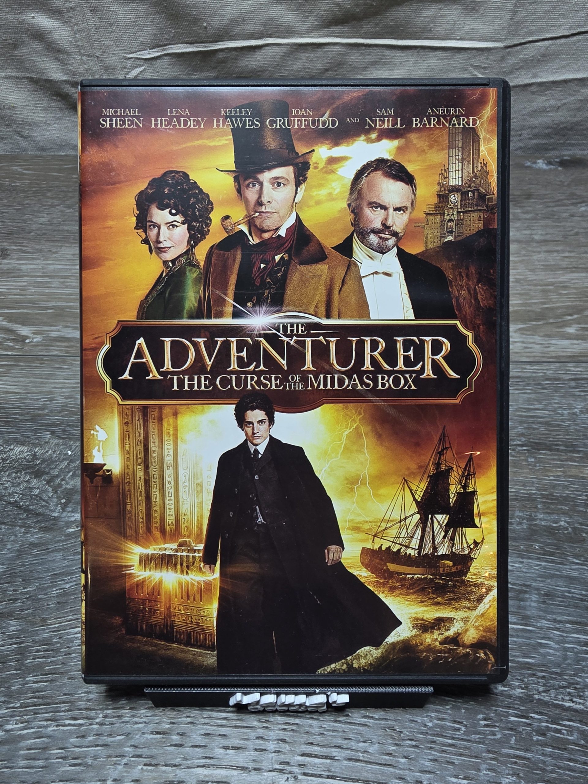 The Adventurer: The Curse of the Midas Box DVD 2014 Michael Sheen
