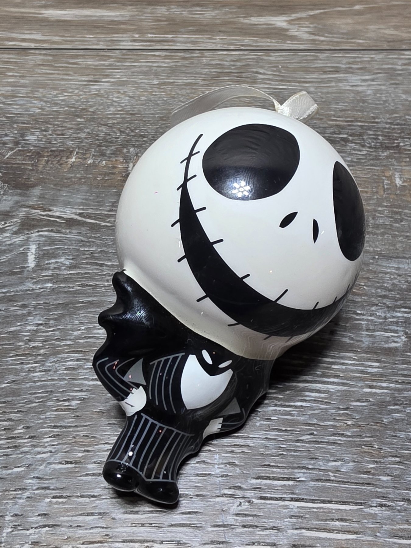 Disney Jack Skellington Big Head Christmas Tree Ornament