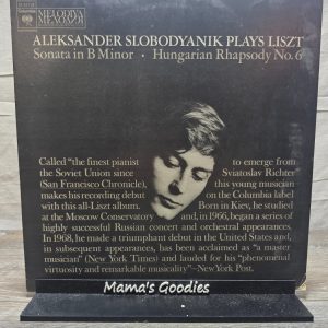 Aleksander Slobodyanik Plays Liszt LP Columbia Melodiya M 33119