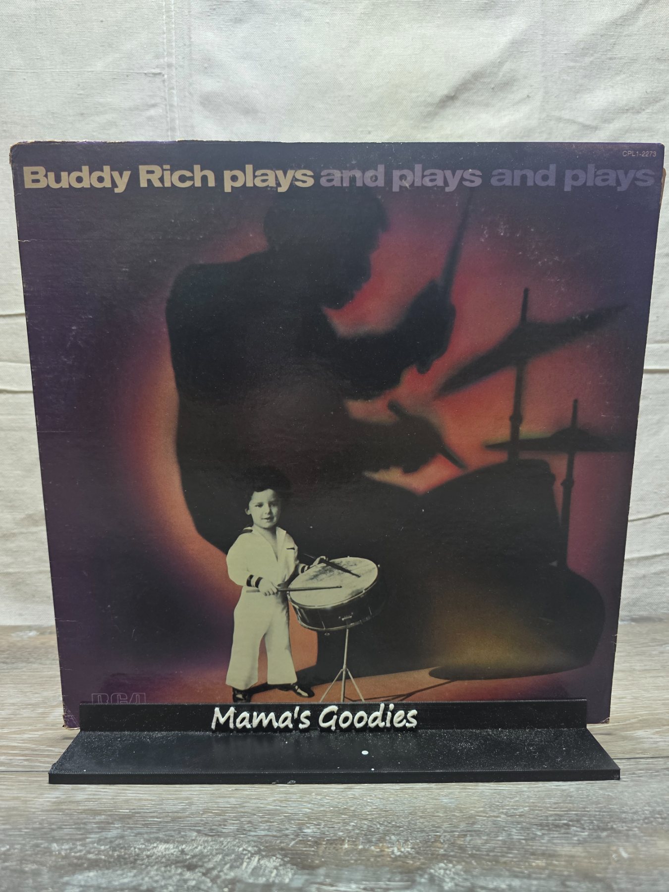Buddy Rich Plays and Plays and Plays 1977 RCA Jazz LP CPL1-2273