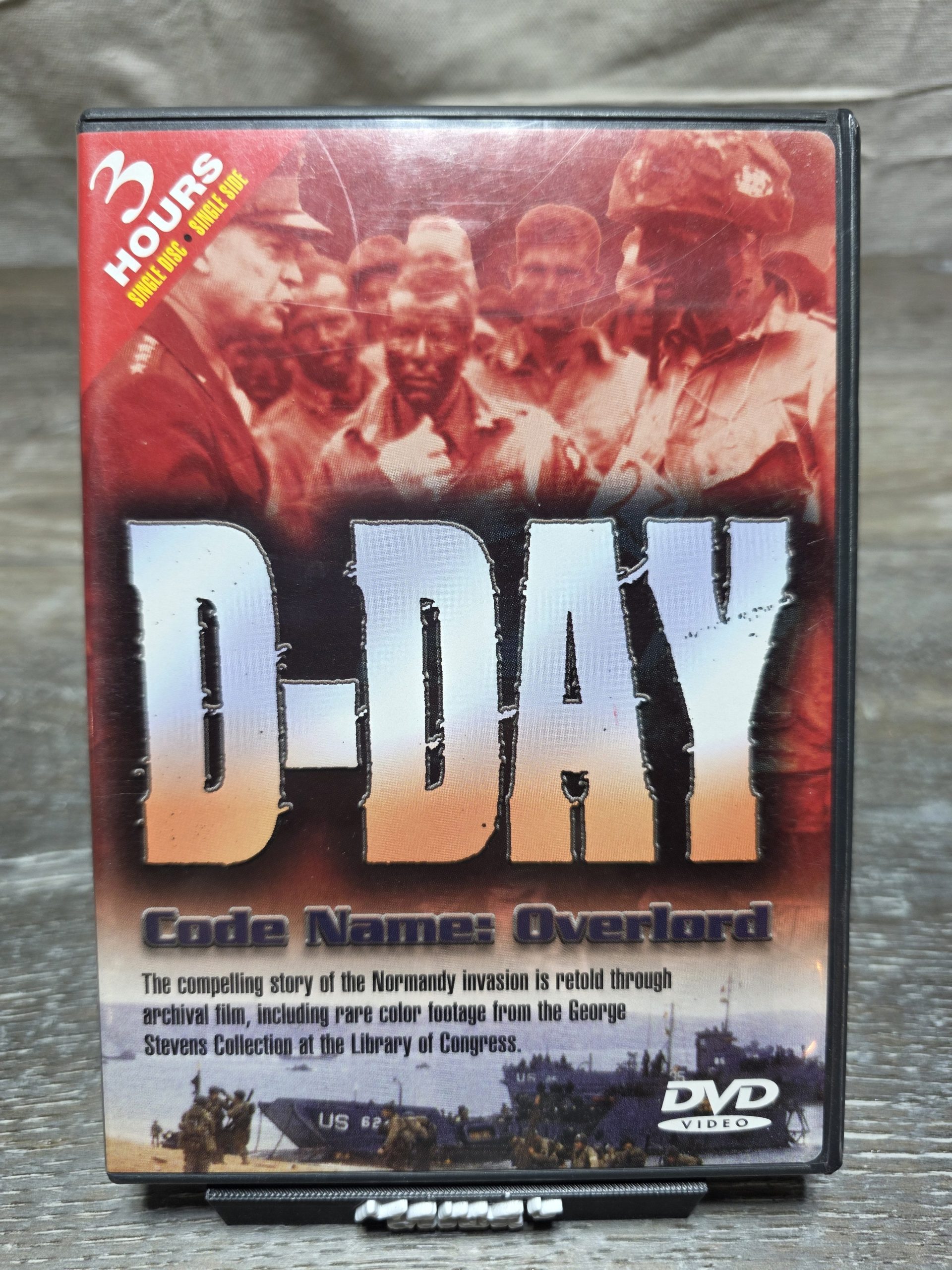 D-Day Code Name: Overlord DVD 2000 WWII Documentary 180 Min