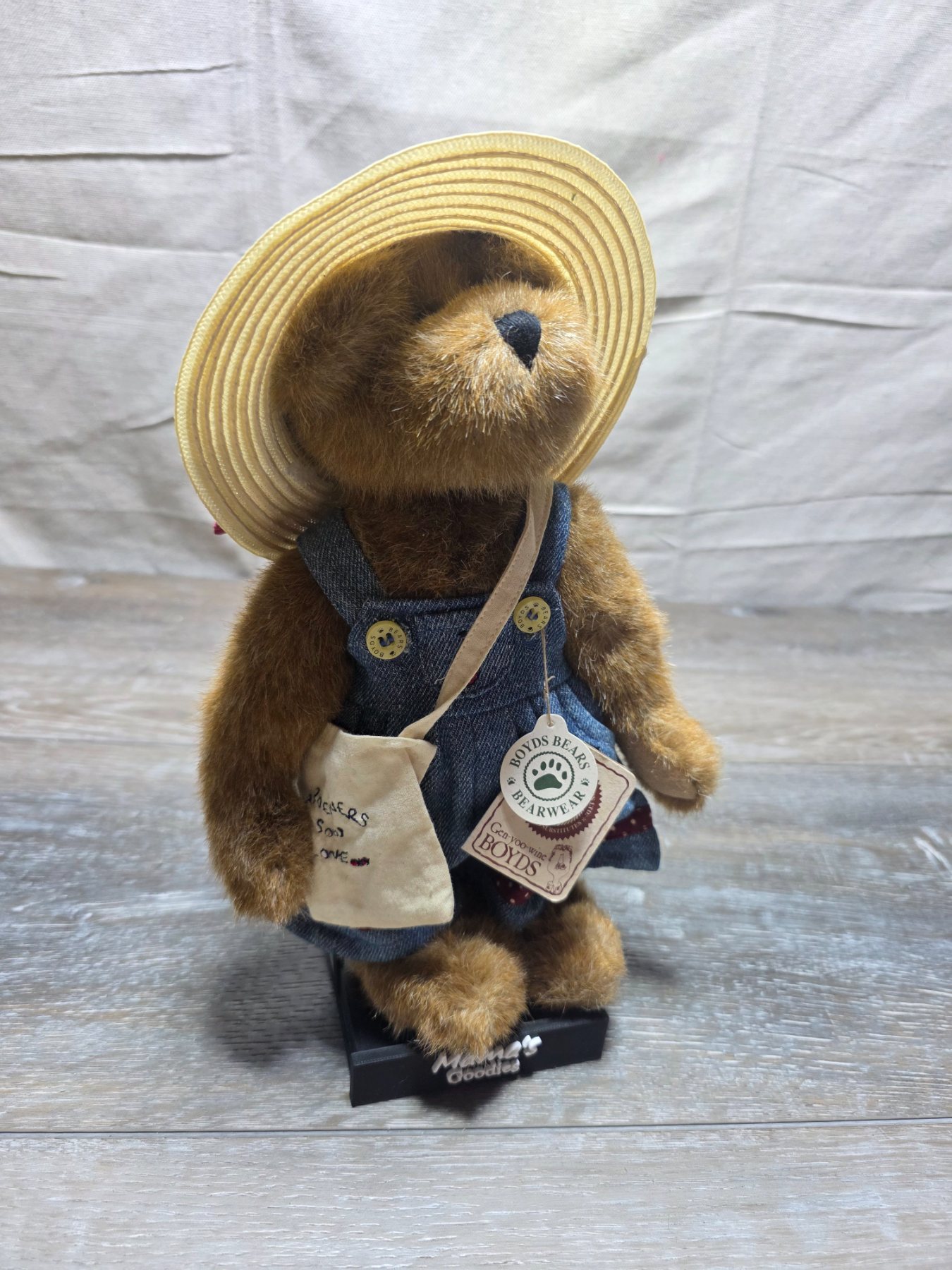Boyds Bears Martha S. McBruin Gardener's Sow Love Plush 10in #910063