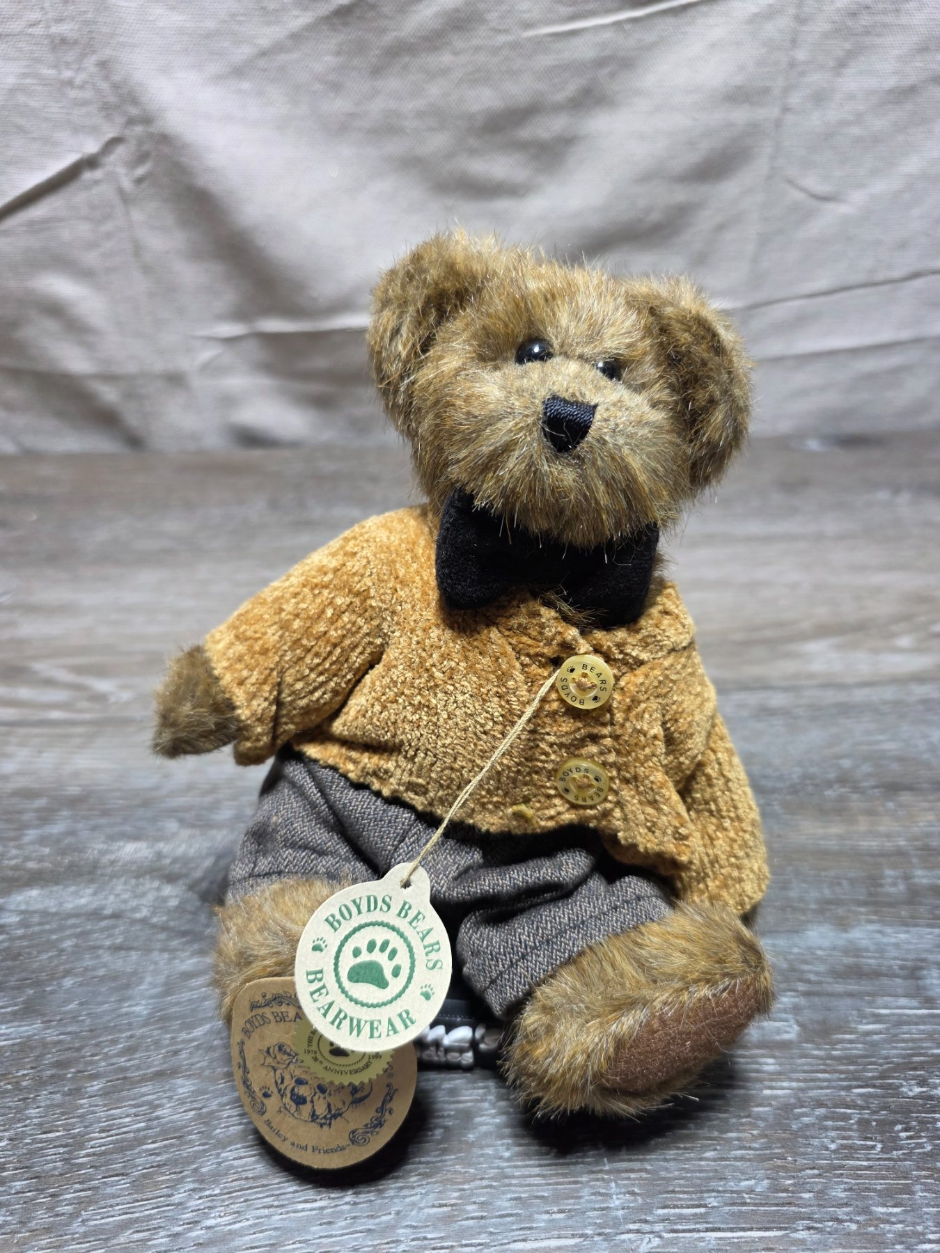 Boyds Bears Matthew H. Bear #91756 8in Plush Bearwear Outfit