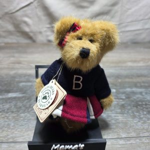 Boyds Bears Perky P. Rally Cheerleader Plush Ornament w/ Stand #56300
