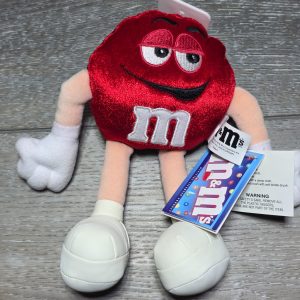 M&M's Red Character Bean Bag Plush 2000 Commonwealth 7" w/ Tags