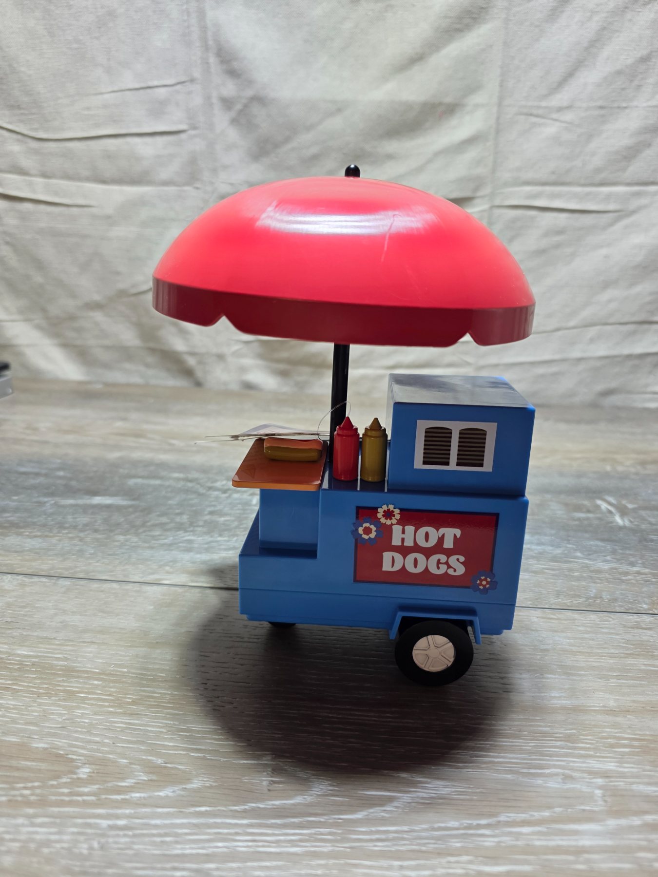 Target Bullseye Playground Light Up Hot Dog Cart Patriotic Decor