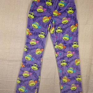 Nickelodeon TMNT Women's XS (0-2) Purple Graphic Pajama Sleep Pants