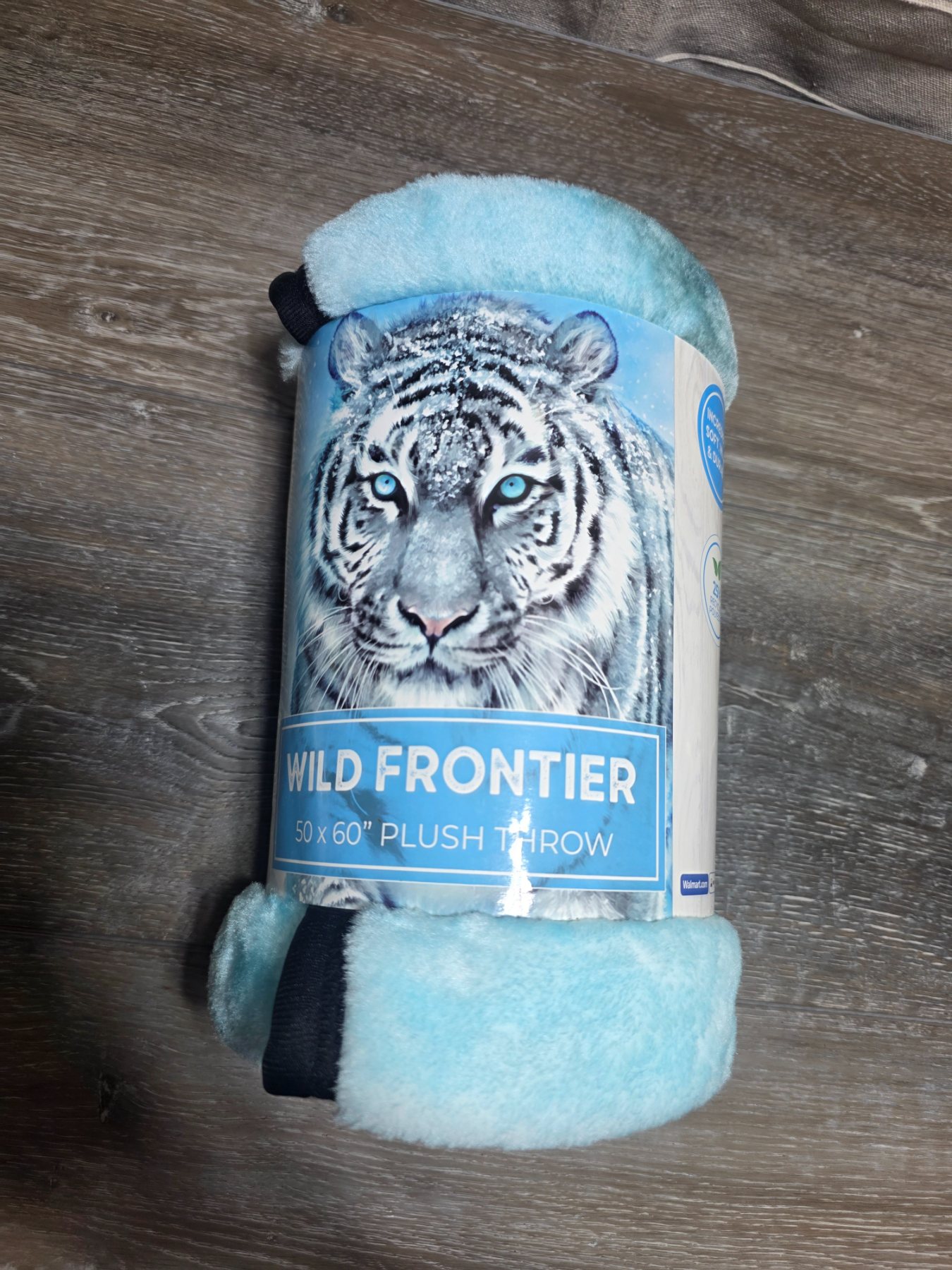 Wild Frontier Wilderness Tiger 50 x 60 Plush Throw Blanket Aimee Stewart