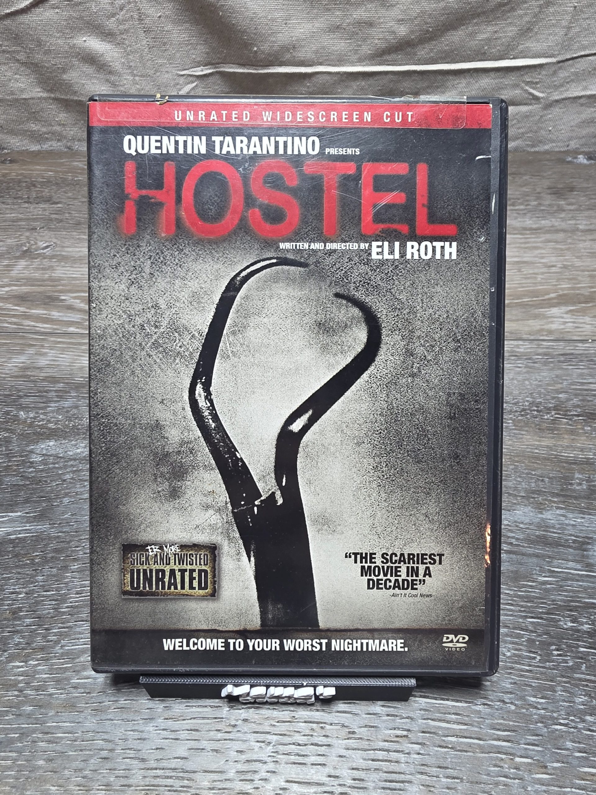 Hostel Unrated Widescreen Cut DVD 2006 Eli Roth Quentin Tarantino