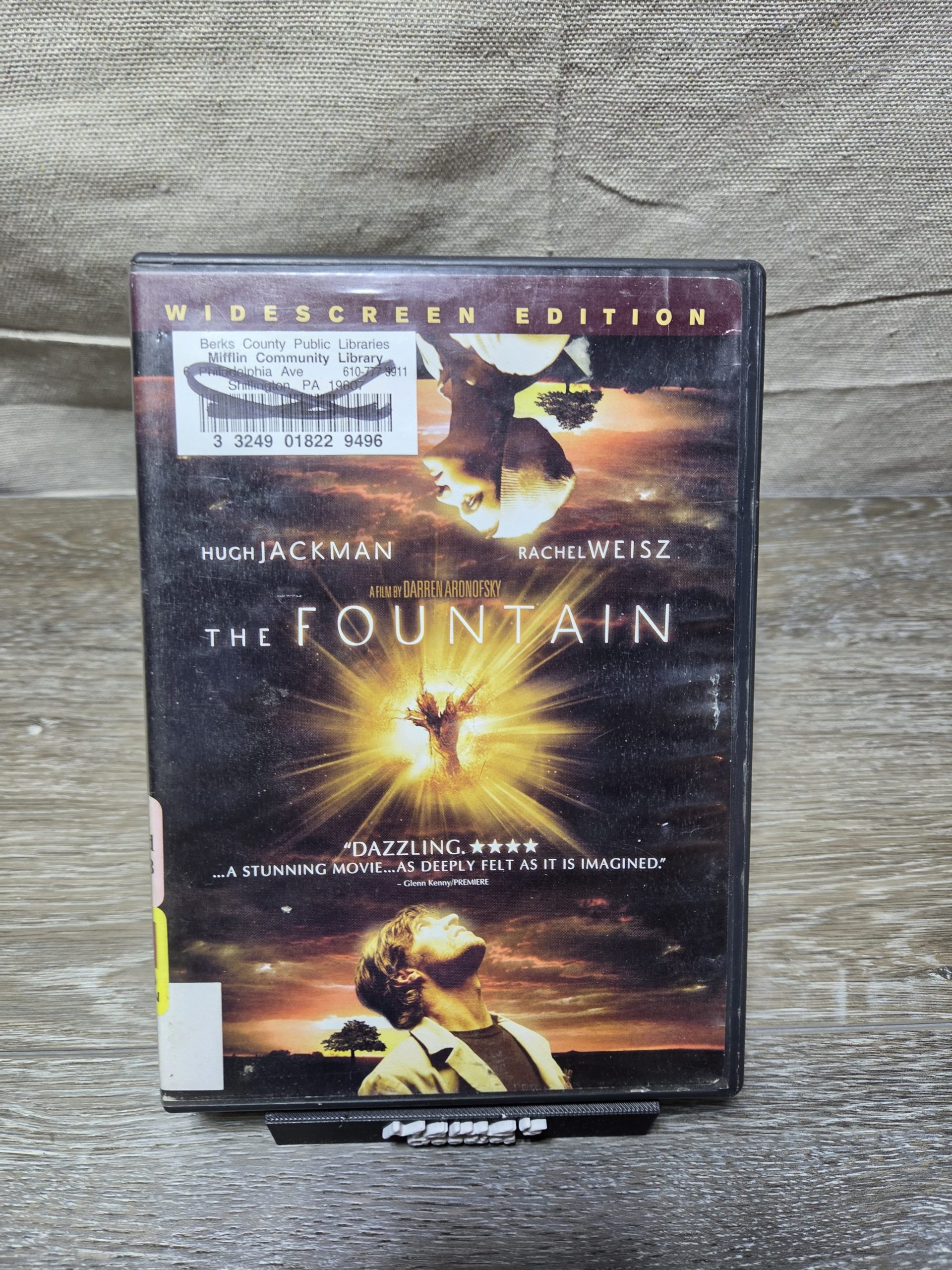 The Fountain DVD Widescreen 2006 Hugh Jackman Rachel Weisz