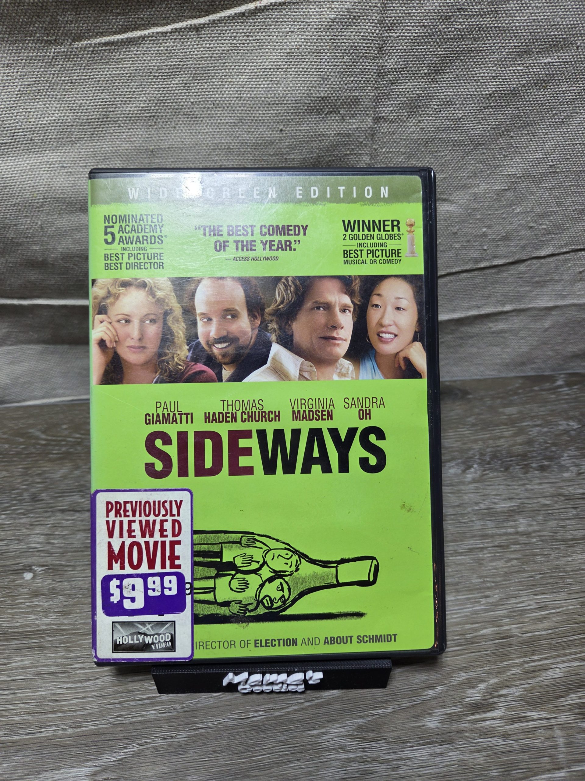 Sideways Widescreen DVD 2005 Paul Giamatti Thomas Haden Church