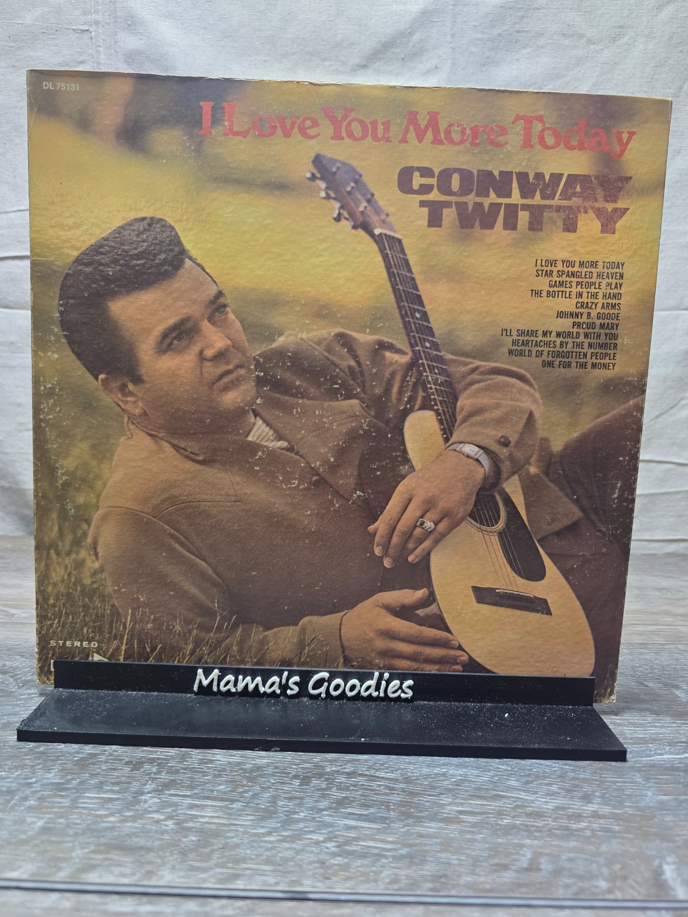Conway Twitty I Love You More Today Decca DL 75131 Stereo LP