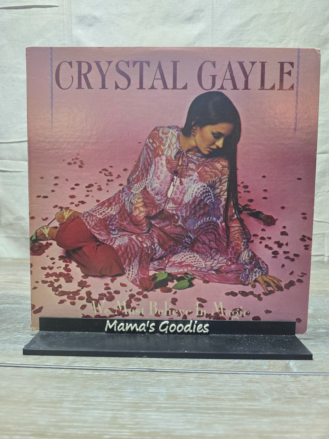 Crystal Gayle We Must Believe In Magic 1977 Country LP UA-LA771-G