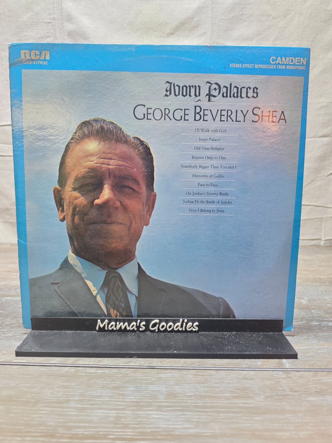 George Beverly Shea Ivory Palaces RCA Camden CAS-2174(e) Stereo LP
