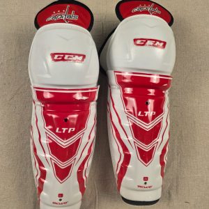 CCM LTP Youth 10 in 25cm Hockey Shin Guards Washington Capitals Pair