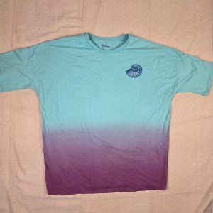 Disney The Little Mermaid Ombre T-Shirt Women's S Blue Purple