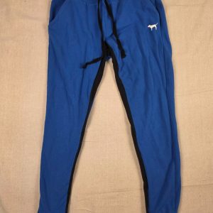 Victoria's Secret PINK Logo Jogger Sweatpants Women's S Blue Black