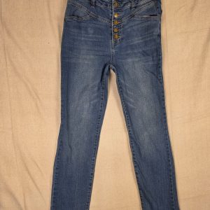 d.jeans Women's High Rise Skinny Jeans Size 4 Blue Button Fly