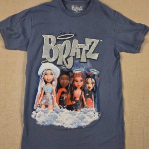 Bratz 20th Anniversary Graphic T-Shirt Women's S Blue 2021